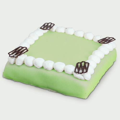 Marzipan cake green