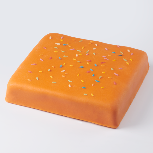 Festive marzipan cake orange