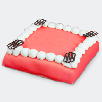 Marsepeintaart rood