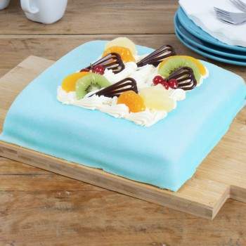 Marzipan cake deluxe blue