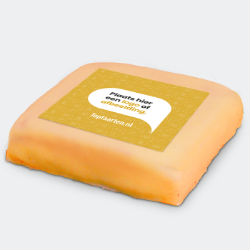 Marzipan photo cake orange