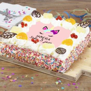 Unicorn taart