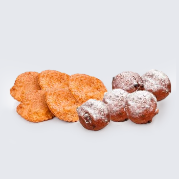 Actie pakket oliebollen en appelbeignets