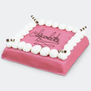 Chipolata cake with design
