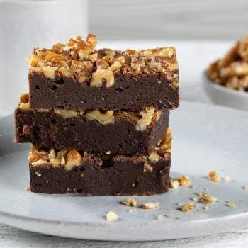 Brownie met walnoot