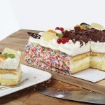 Cream cake royal festive