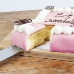 Marzipan cake pink
