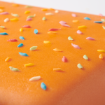 Festive marzipan cake orange