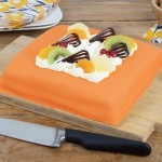 Marzipan cake deluxe orange