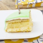 Marzipan photo cake green