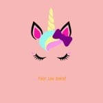 Unicorn taart