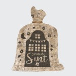 Jute zak snoepgoed middel