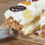 Whipped cream cake Goed gedaan