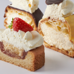 Selected whipped cream tarts