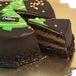 Christmas chocolate cake