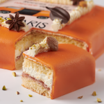 Luxury marzipan photo cake orange